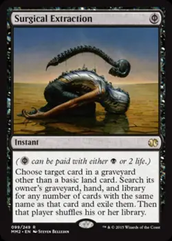 Surgical Extraction - Light Play MTG Modern Masters 2015 - Image 1