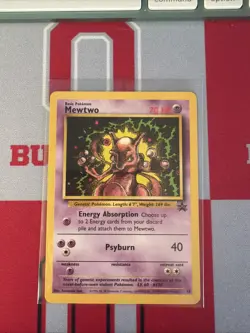 Pokemon Mewtwo Black Star Promo Card #14 - Image 1