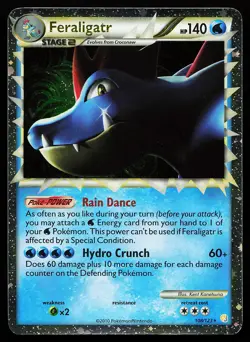 Feraligatr (Prime) 108/123 Ultra Rare HeartGold SoulSilver Pokemon Card - Image 1