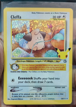 🌸 Pokemon Card Cleffa – Celebrations 25th Anniversary Holo Rare – NM - Image 1