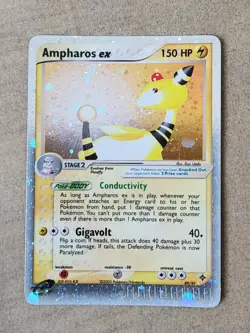 Pokemon Ampharos EX Dragon Holo Ultra Rare Card 89/97 Wotc Tcg Vintage E Series - Image 1