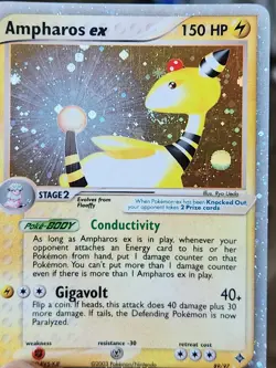 Pokemon Ampharos EX Dragon Holo Ultra Rare Card 89/97 Wotc Tcg Vintage E Series - Image 4