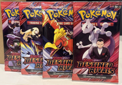 Pokemon DESTINED RIVALS Booster Pack (Random Art) 10 Cards / Pack - NEW / SEALED - Image 1