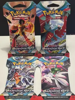 PARADOX RIFT Sleeved Booster Pack POKEMON 1 PACK 10 CARDS Random Art SEALED NEW - Image 1