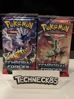 Pokemon Scarlet & Violet TEMPORAL FORCES Booster 1 PACK 10 CARDS Random Artwork - Image 1