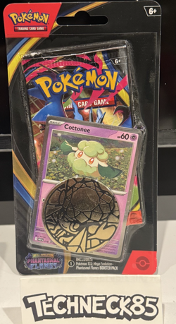 Pokemon Phantasmal Flames COTTONEE PROMO CHECKLANE Blister Pack BOOSTER + CARD - Image 1