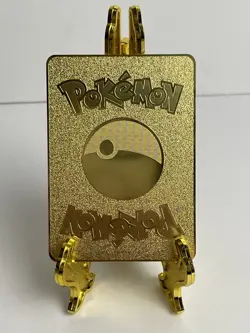 Rainbow Charizard VMAX Gold Metal Inspired Pokemon Card - Image 2