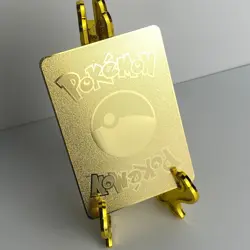 Rainbow Charizard VMAX Gold Metal Inspired Pokemon Card - Image 3