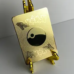 Rainbow Charizard VMAX Gold Metal Inspired Pokemon Card - Image 4