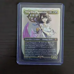 Yuna, Grand Summoner (Borderless) (Surge Foil) Commander: Final Fantasy Foil - Image 1