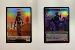 Champion of Wits // Zombie (0003) Double-Sided Token 5 // 3 MTG Aetherdrift Foil - Image 3