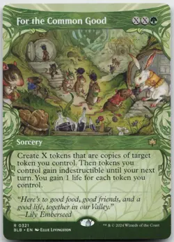 For the Common Good (Showcase) (321) Bloomburrow NM - MTG - Image 1