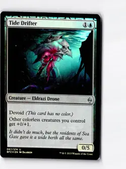 Tide Drifter 67 Uncommon Battle for Zendikar Magic: The Gathering Foil LP - Image 1