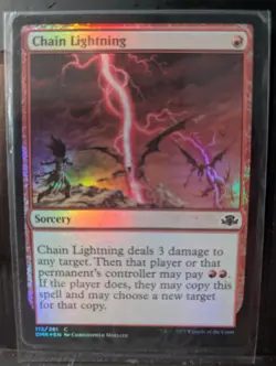 Chain Lightning Foil 113 DMR MTG SealedinSleeve - Image 1