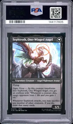 2025 MTG FF SEPHIROTH, FABLED SOLDIER/SEPHIROTH, ONE-WINGED ANGEL PSA 7 - Image 2