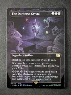 2025 Magic: The Gathering THE DARKNESS CRYSTAL #0335 Final Fantasy Foil Rare - Image 1