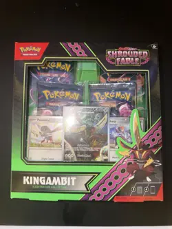 Pokemon TCG Scarlet & Violet Shrouded Fable Kingambit Illustration Box 3 Promo - Image 1