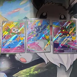 Pokemon First Partner Collection Alolan Starters - Litten, Rowlet, Popplio - Image 1