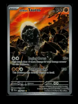 Pokemon Paldean Tauros 218/193 Paldea Evolved Illustration Rare Holo NM - Image 1