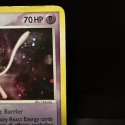 Mew 70 HP Holo Rare Basic Pokemon Card POP Series 4 004/017 2006 - Image 3