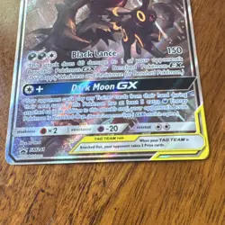 Umbreon & Darkrai GX TAG TEAM Promo Holo Pokemon TCG SM241 AMAZING condition - Image 3