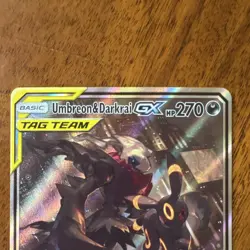 Umbreon & Darkrai GX TAG TEAM Promo Holo Pokemon TCG SM241 AMAZING condition - Image 4