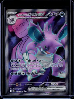 Team Rocket's Nidoking ex #216/182 SV10: Destined Rivals Pokemon - Image 1