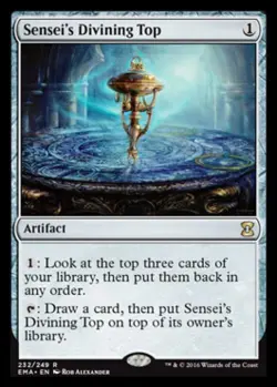 Sensei's Divining Top - Light Play MTG Eternal Masters - Image 1