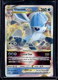 2019-2023 Pokemon SWSH Black Star Promos Glaceon VST #SWSH197 - Image 1