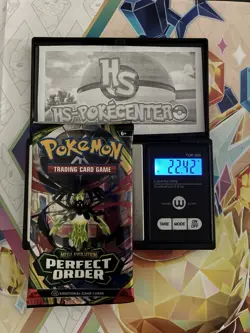 VERY HEAVY! 🔥22.42g Pokemon TCG Perfect Order Booster Pack Factory Sealed ✅ - Image 1