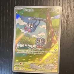 Pokemon Tangela 178/165 Scarlet & Violet 151 Holo Illustration Rare 80 HP - Image 1