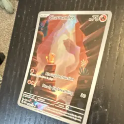 Pokemon Charmander 164/165 Scarlet & Violet 151 Holo Illustration Rare 70 HP - Image 5