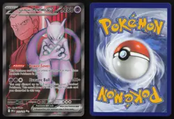 Team Rocket's Mewtwo ex 213/182 Full Art Destined Rivals Pokemon English NM - Image 3