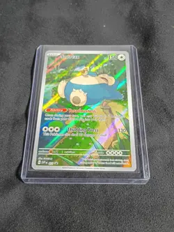 2023 Pokemon 151 Snorlax SVP 051 Black Star Promo Illustration Rare Holo NM - Image 1