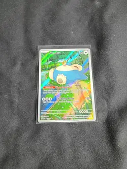 2023 Pokemon 151 Snorlax SVP 051 Black Star Promo Illustration Rare Holo NM - Image 4