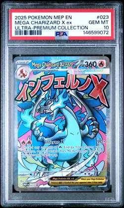 Pokemon Mega Charizard X EX Phantasmal Flames UPC #23 PSA 10 GEM MINT - Image 1