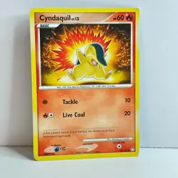 Cyndaquil 79/123 Pokemon TCG Diamond & Pearl - Mysterious Treasures MP/LP - Image 1