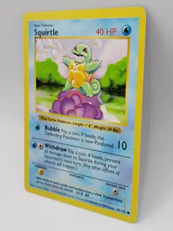 Shadowless Squirtle 63/102 Pokemon Base Set 1999 NM WOTC Vintage - Image 4