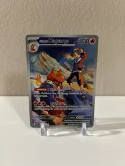 Pokemon Ascended Heroes Ethan‘s Magcargo 222/217 Illustration Rare English NM - Image 1