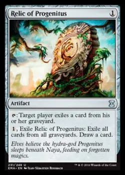 Relic of Progenitus - Light Play MTG Eternal Masters - Image 1
