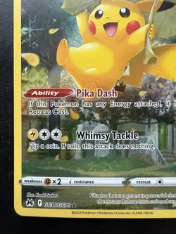 Pokemon Crown Zenith Galarian Gallery Set Of 9 GG26-GG34 Pikachu Complete Art NM - Image 5