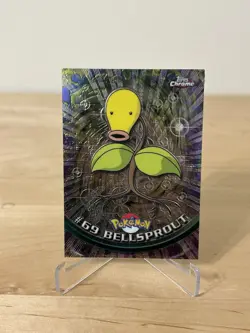 Bellsprout Pokemon Topps Chrome #69 - Image 1