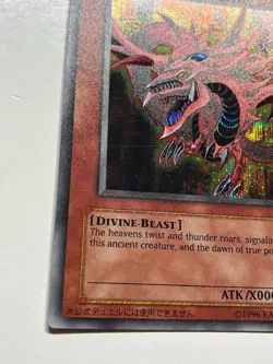 USA Seller Yugioh Slifer the Sky Dragon GBI-001 Secret Rare VLP/NM - Image 5