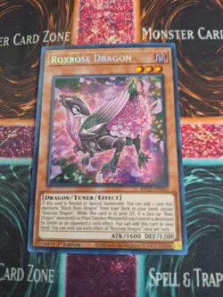 Yu-Gi-Oh! Roxrose Dragon MP22-EN060 Prismatic Secret Rare 1st Edition Near Mint - Image 1