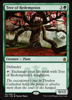 Tree of Redemption - Light Play MTG Masters 25 - Image 1