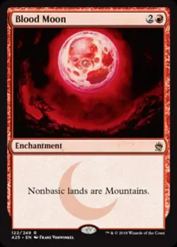 Blood Moon - Light Play MTG Masters 25 - Image 1