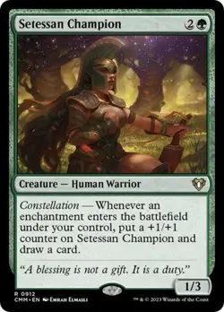 Setessan Champion - Light Play MTG Commander Masters - Image 1