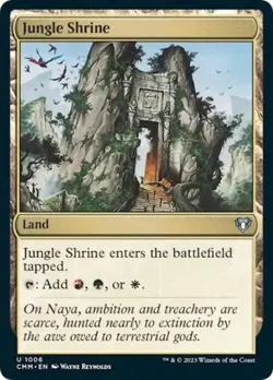 Jungle Shrine - Light Play MTG Commander Masters - Image 1
