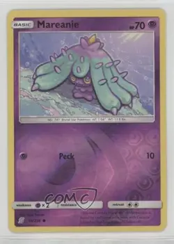Mareanie Reverse Foil Pokemon Sun & Moon Unified Minds #96 - Image 1