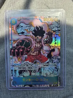 Monkey D. Luffy Manga Alt Art OP11-118 SEC A Fist of Divine Speed ONE PIECE Card - Image 1